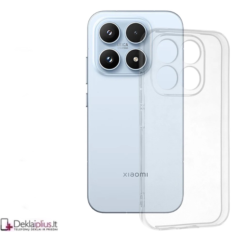 Silikoninis ploniausias,lengviausias dėklas - permatomas (Xiaomi 17) Silikoninis ploniausias,lengviausias dėklas - permatomas (Xiaomi 17)